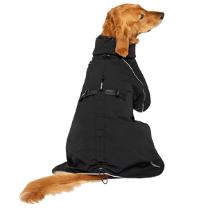 Canada Pooch Complete Coverage Winter Coat, Black, Size 28