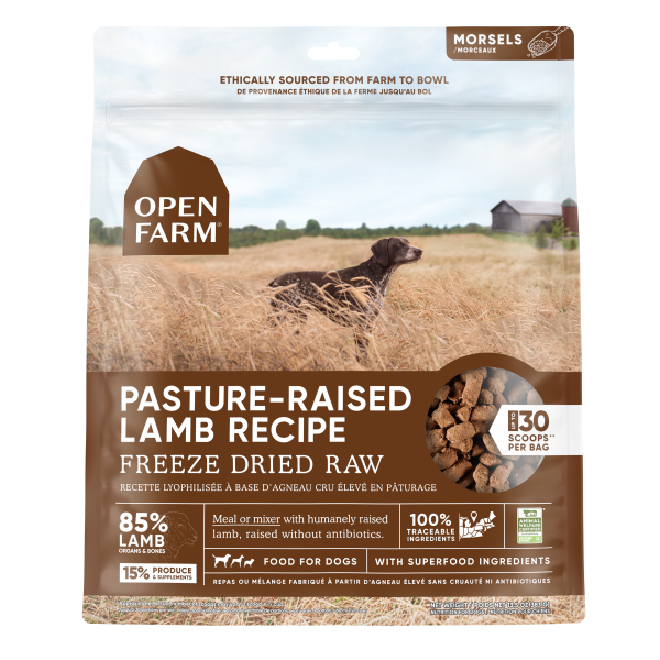 Open Farm Dog Freeze-Dried Morsels Pasture Raised Lamb, 13.5oz
