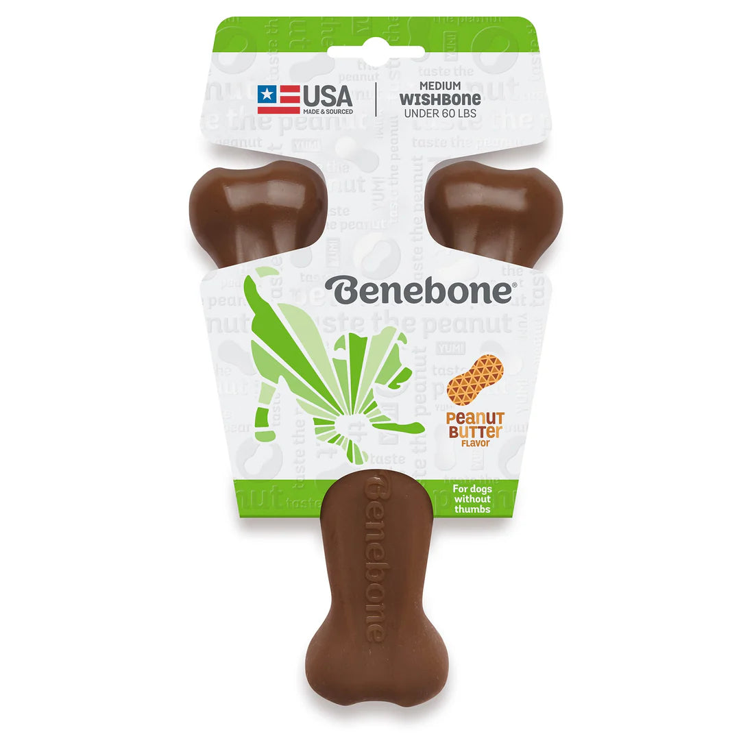 Benebone Peanut Butter Dog Chew, M