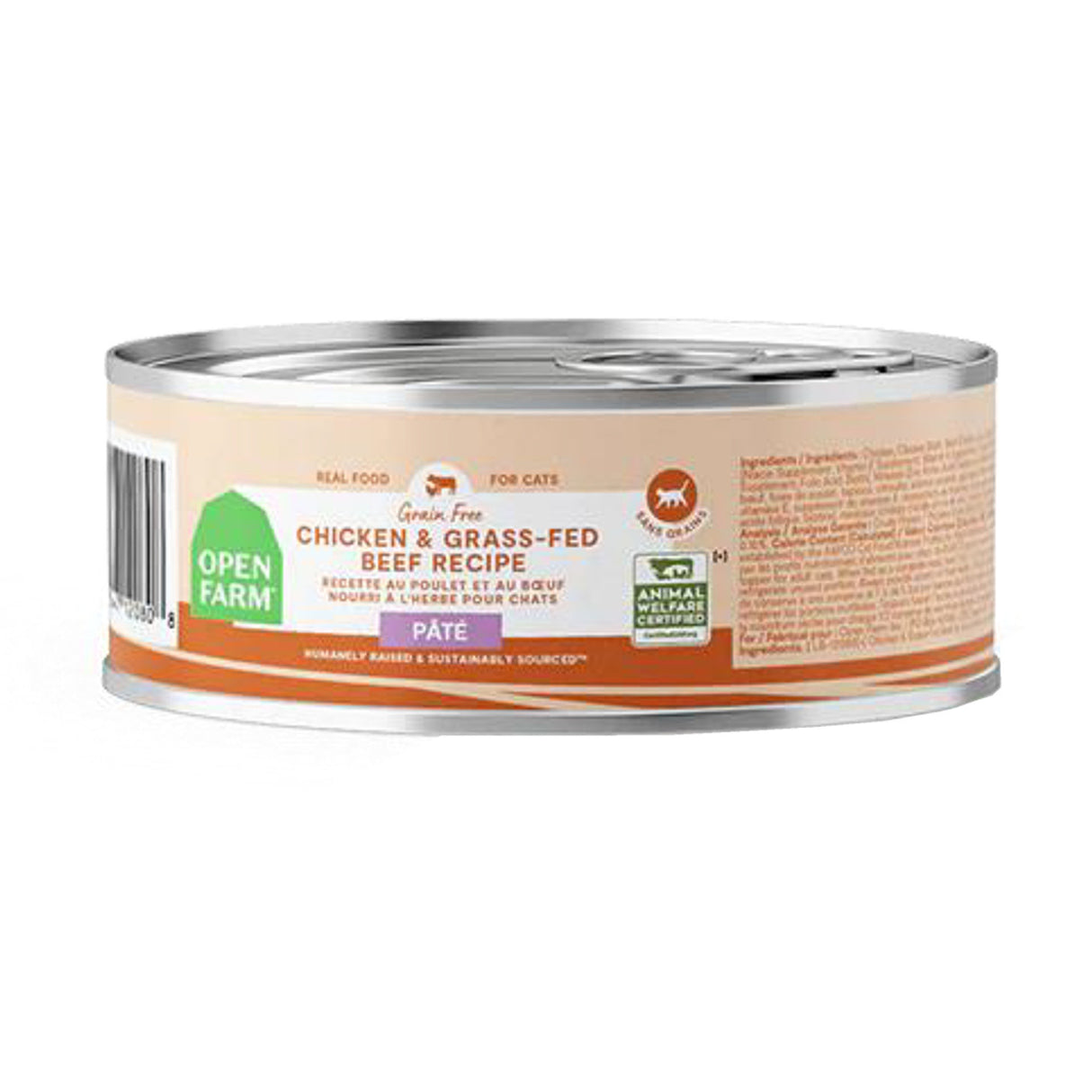 Open Farm Cat GF Chicken & Beef Pate, 2.8oz