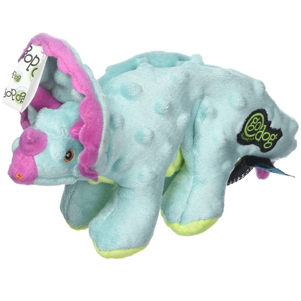 GoDog Dino Triceratops w/Chew Guard Teal, S