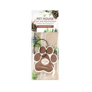 Pet House Car Air Freshener, Evergreen Forest