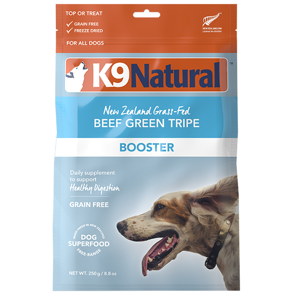 K9 Natural Freeze-Dried Beef Green Tripe Booster, 8.8oz