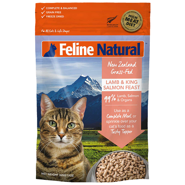 K9 Natural Feline Natural Freeze-Dried Lamb & Salmon, 11oz