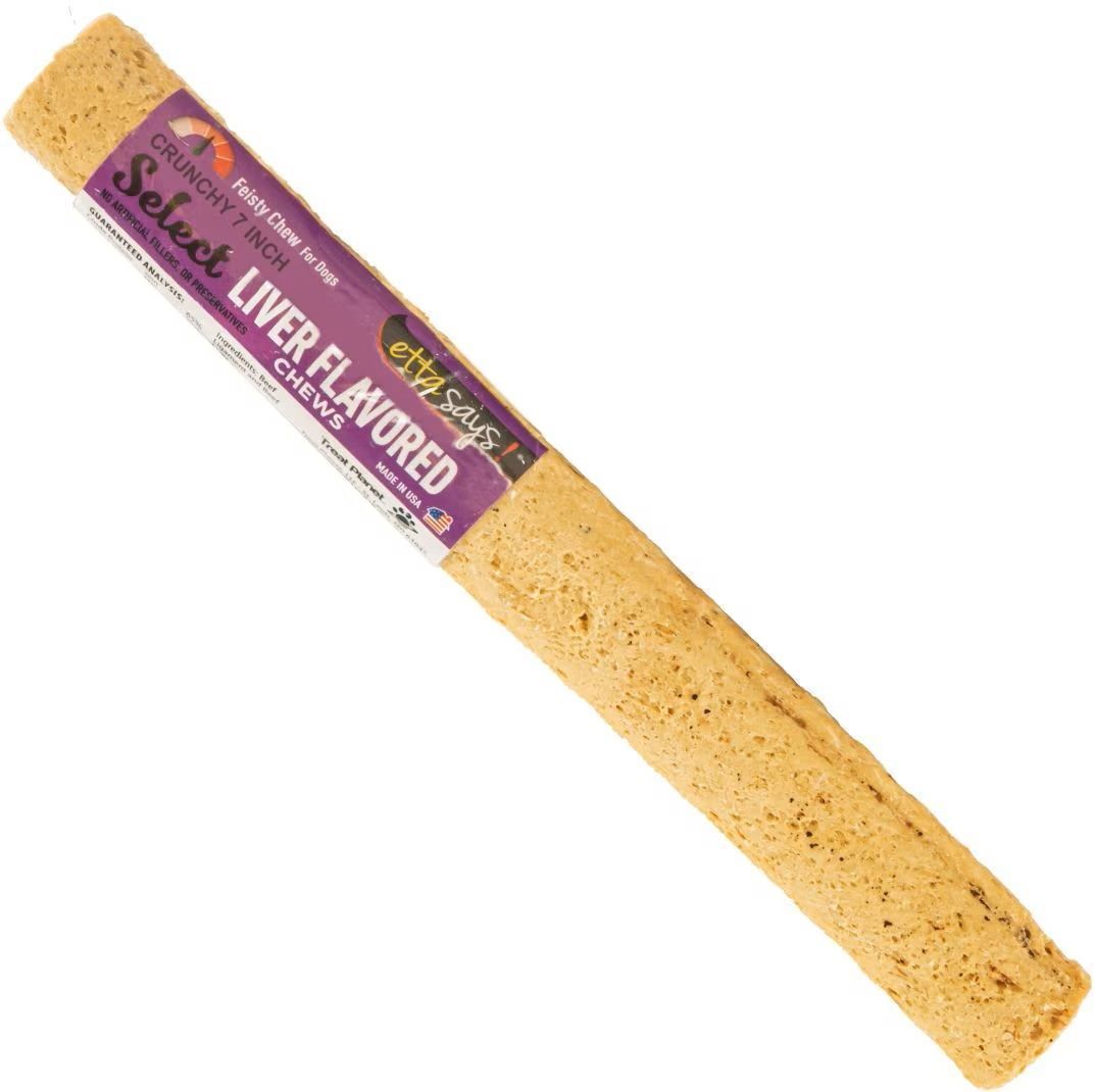 Etta Says Select Liver Dog Chew, 7"