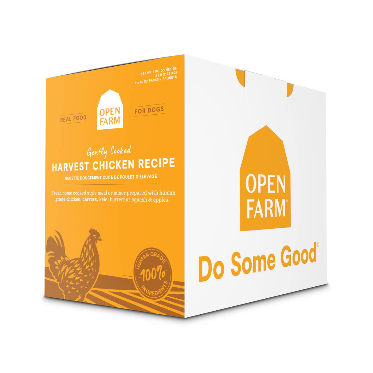 Open Farm Frozen Gently Cooked Chicken, 96oz