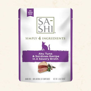 Rawz Sa-Shi Tuna & Sardine Cat Food Pouch, 1.75oz