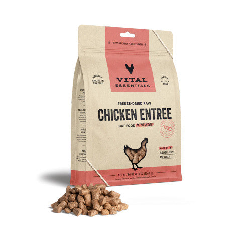 Vital Essentials Chicken Crunchy Mini Nibs, 8oz