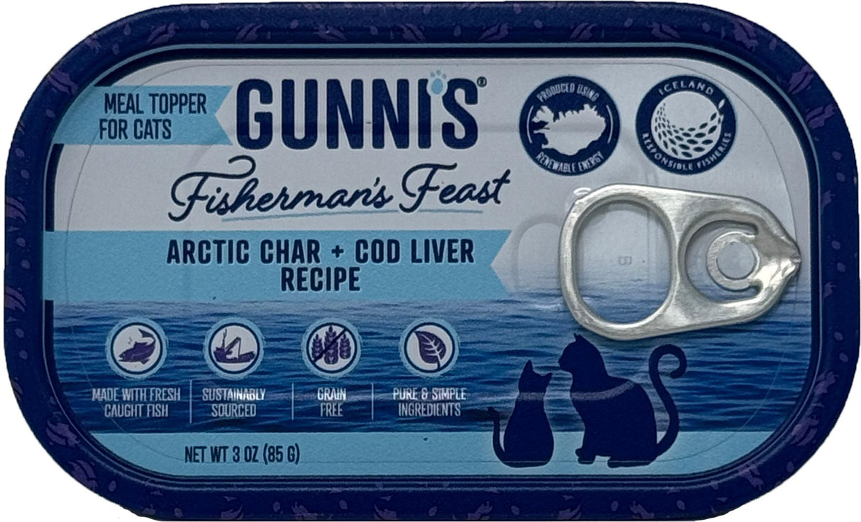 Gunni's Cat Arctic Char & Cod Liver Meal Topper, 3oz