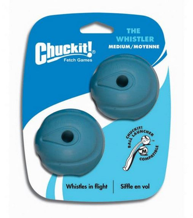 Chuckit Whistler Ball, Large 2pk