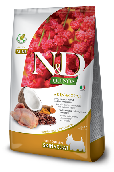 Farmina N&D GF Quinoa & Lamb Digestion Mini, 5.5lbs