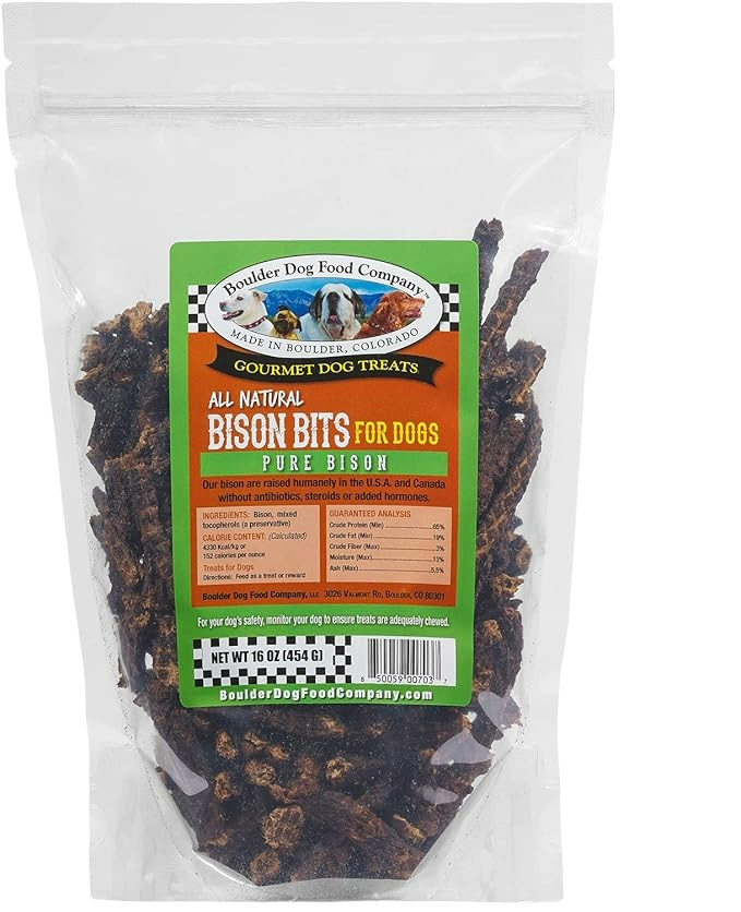 Boulder All Natural Pure Bison Bits, 8oz