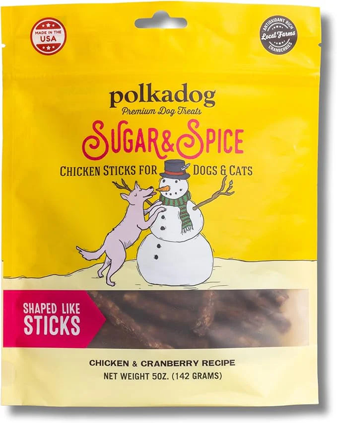 Polkadog Holiday Pouch: Sugar & Spice, 5oz