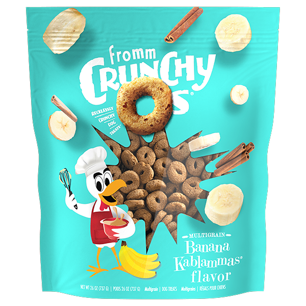 Fromm Crunchy O's Banana Kablammas, 26oz