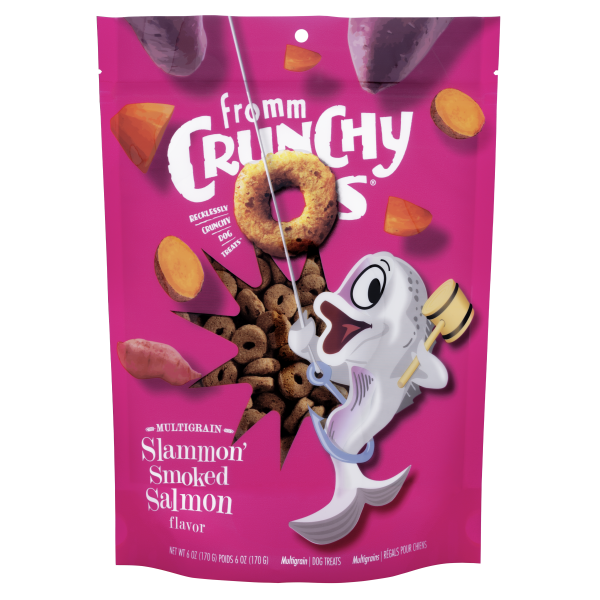 Fromm Crunchy Os Slammon Smoked Salmon, 6oz