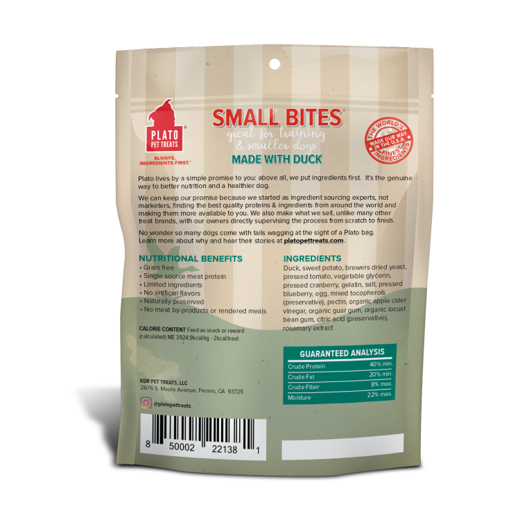 Plato Small Bites Duck, 6oz