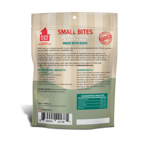 Plato Small Bites Duck, 6oz