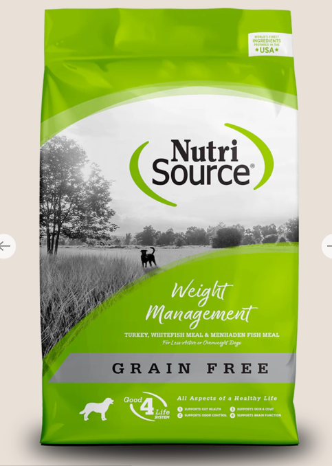 Nutrisource GF Weight Management, 12lbs