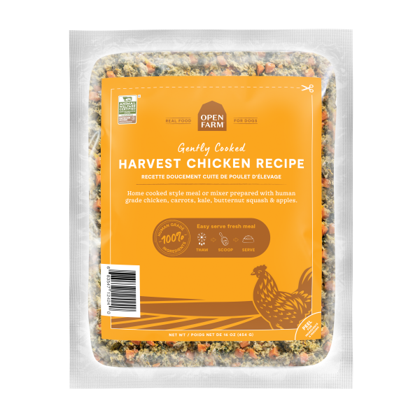 Open Farm Dog Frozen Gently Cooked Chicken, 16oz