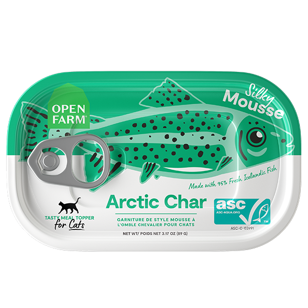 Open Farm Cat Grain Free Topper Artic Char, 3.17oz