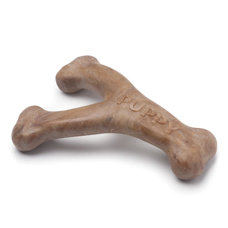 Benebone Puppy Chew Wishbone Real Bacon, S