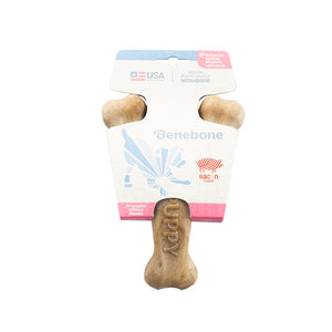 Benebone Puppy Chew Wishbone Real Bacon, M