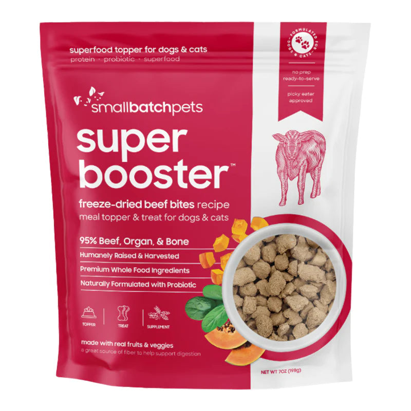 Small Batch Freeze Dried Beef Super Boosters, 7oz