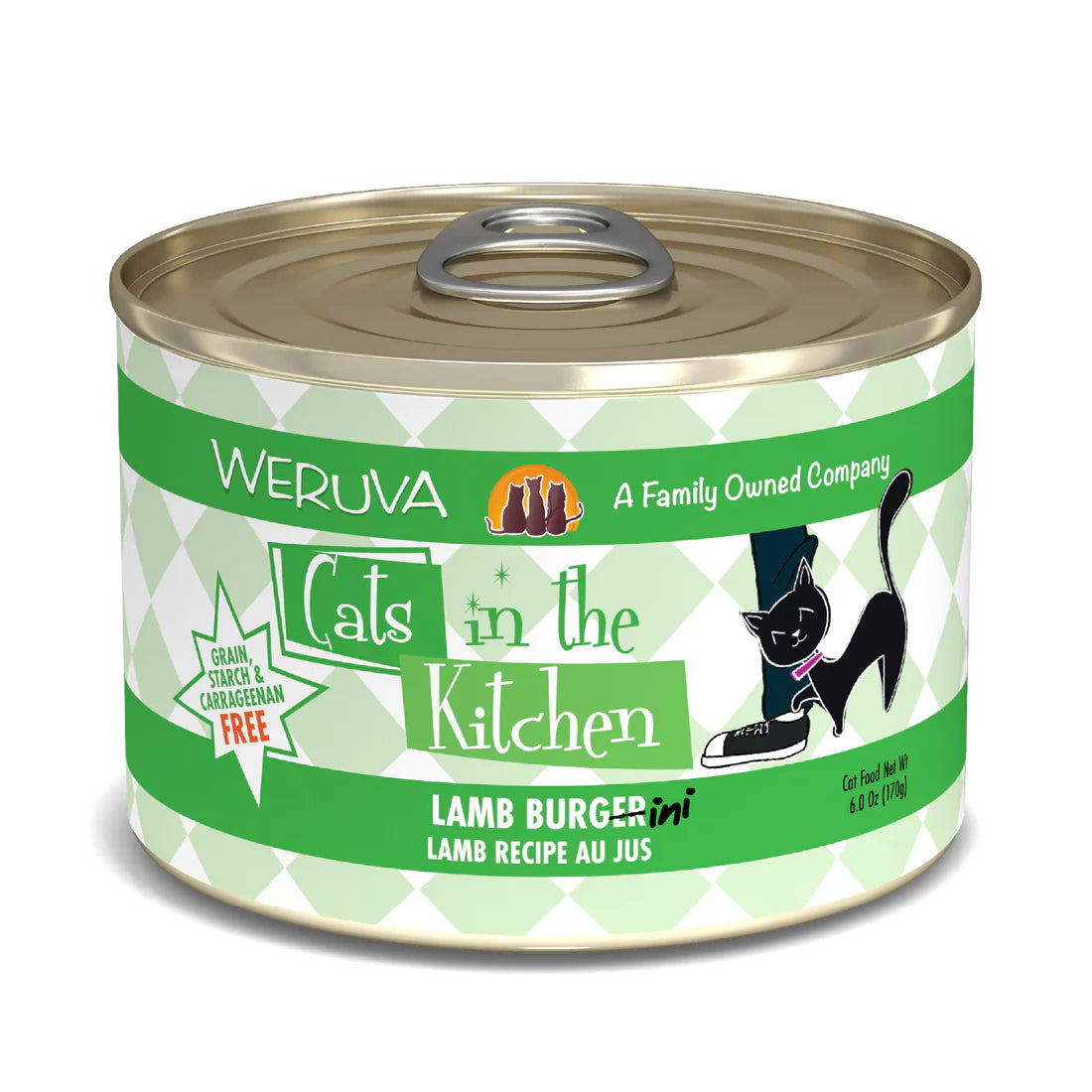 Weruva Cats In The Kitchen Lamb Burgerini, 6oz