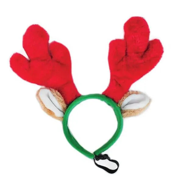 ZippyPaws Holiday Dog Antlers, L