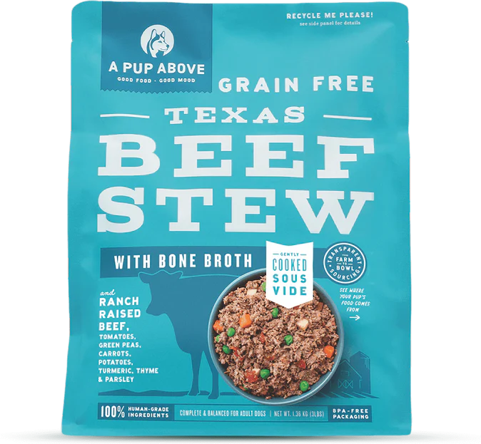 A Pup Above Texas Beef Stew, 3lbs