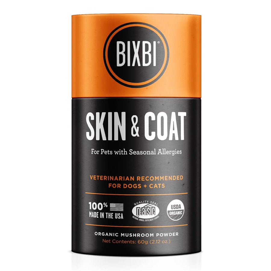 Bixbi Organic Pet Superfood Skin+Coat Daily Supplement, 60day Supply