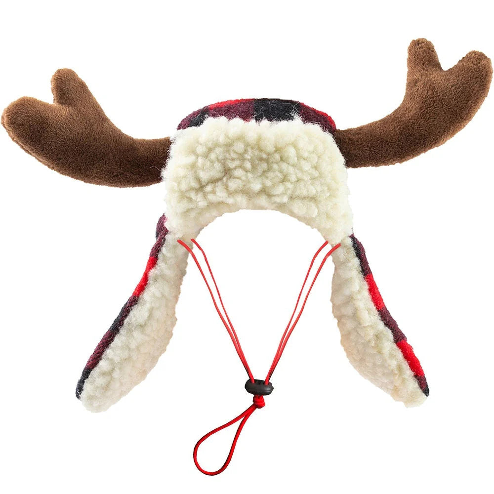 Huxley & Kent Buffalo Check Antler Hat, M