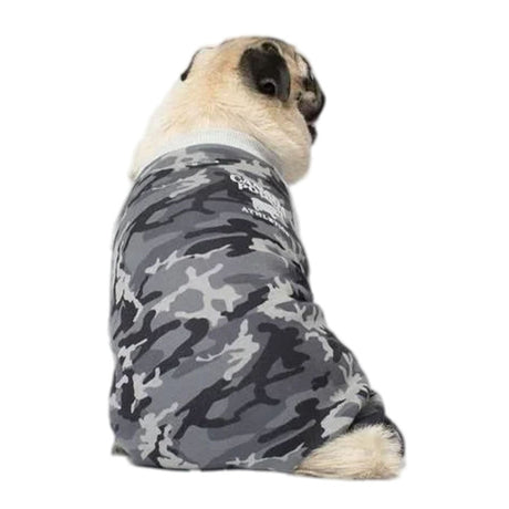 Canada Pooch Dog Frosty Sweatsuit Black Camo