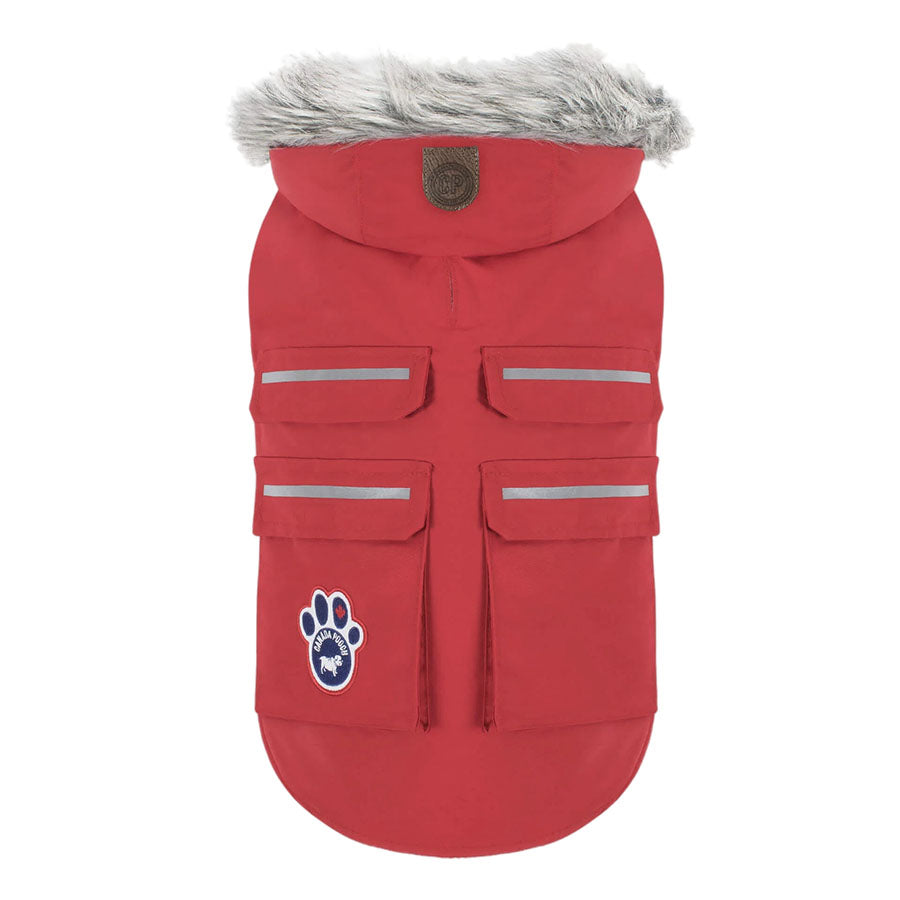 Canada Pooch Dog Everest Explorer Jacket Red Reflect