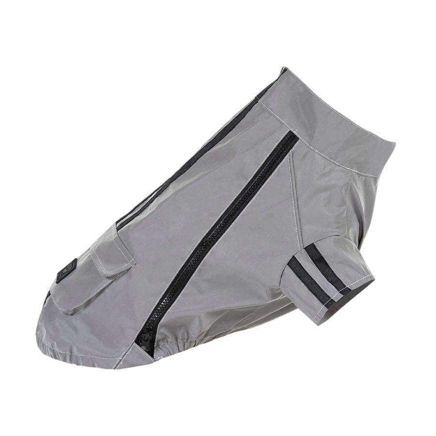 Canada Pooch Dog Reflective Anorak Gray