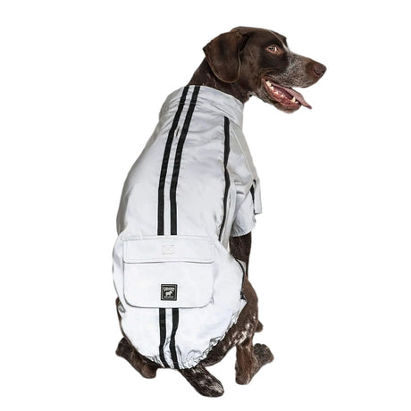 Canada Pooch Dog Reflective Anorak Gray