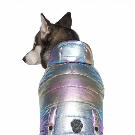 Canada Pooch Iridescent Shiny Puffer Vest