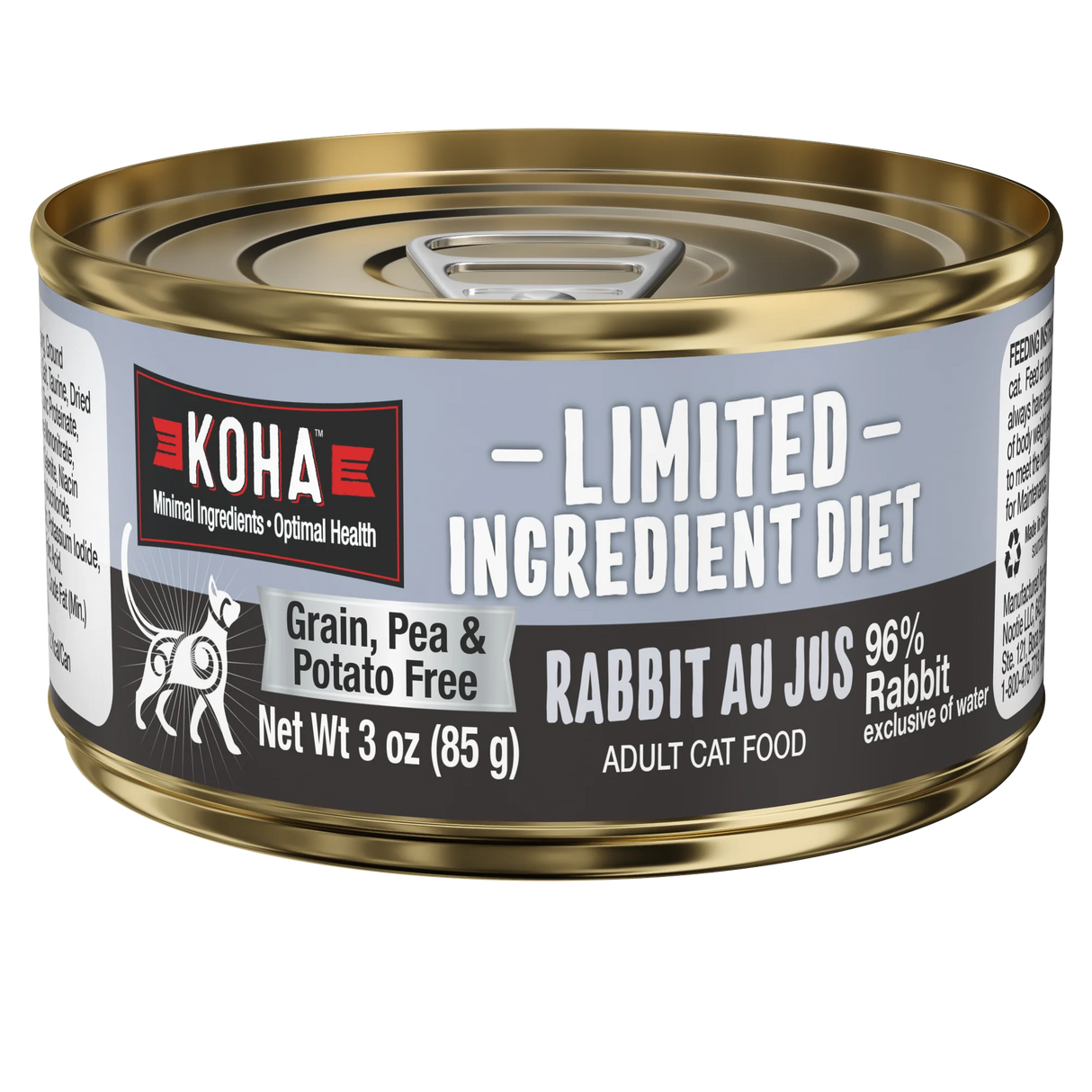 Koha Rabbit Pate Canned Cat Food, 5.5oz
