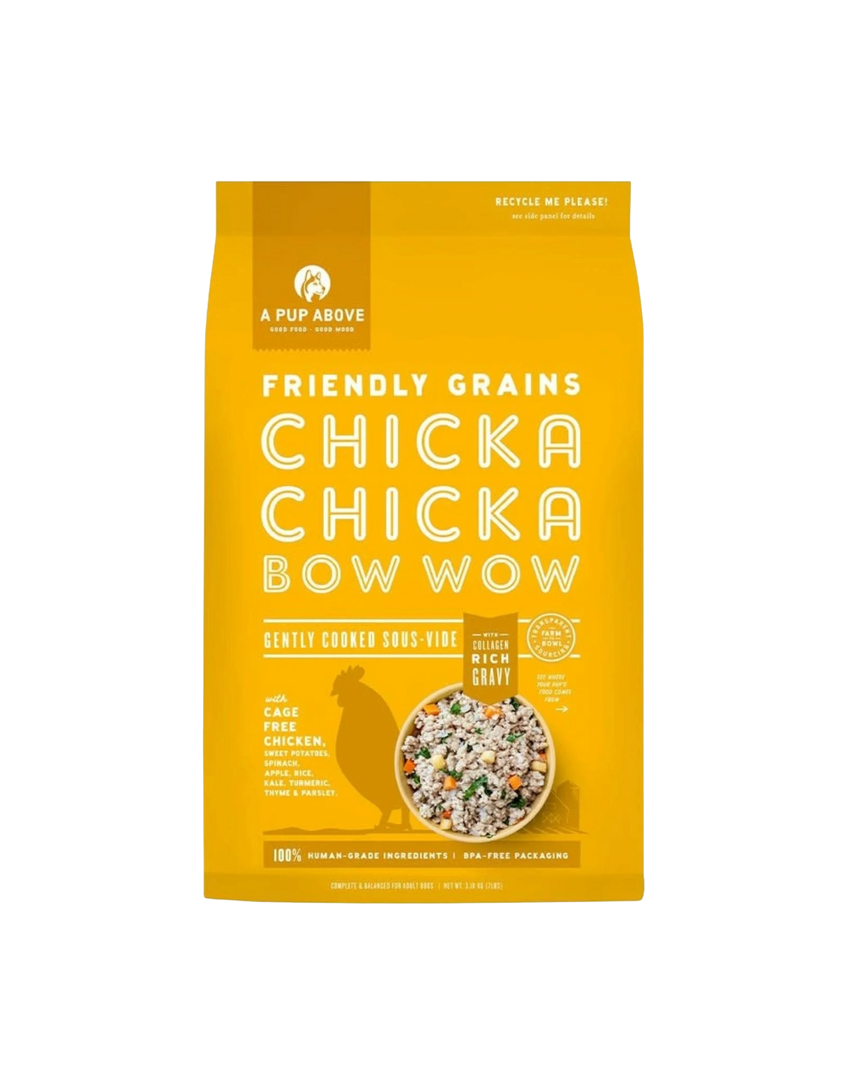 A Pup Above Chicka Chicka Bow Wow, 3lbs