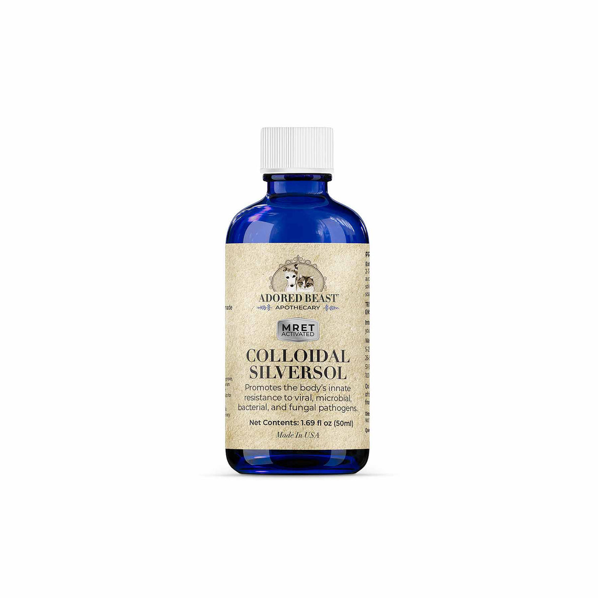Adored Beast Colloidal SilverSol, 2oz
