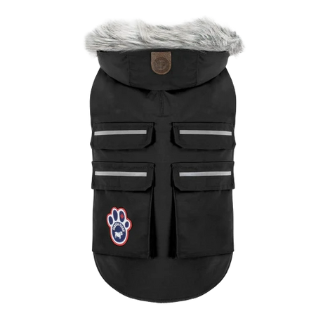Canada Pooch Everest Explorer Jacket, Black, Size 22