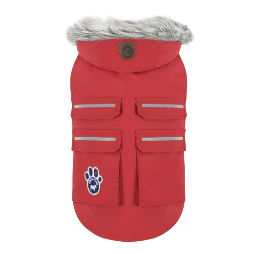 Canada Pooch Everest Explorer Jacket, Red, Size 14