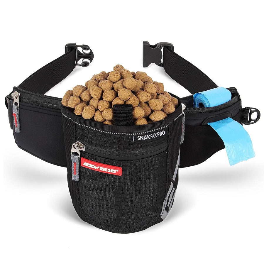 EzyDog Snak Pak Pro Treat Bag, Black