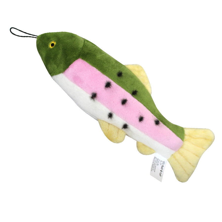 Fluff & Tuff Burt the Lake Trout Dog Toy