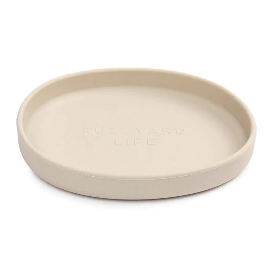 FuzzYard Life Silicone Cat Dish, Sandstone