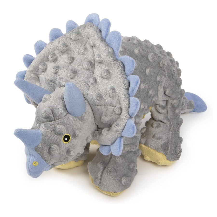 GoDog Dinos Frills Triceratops w/ Chew Guard Grey