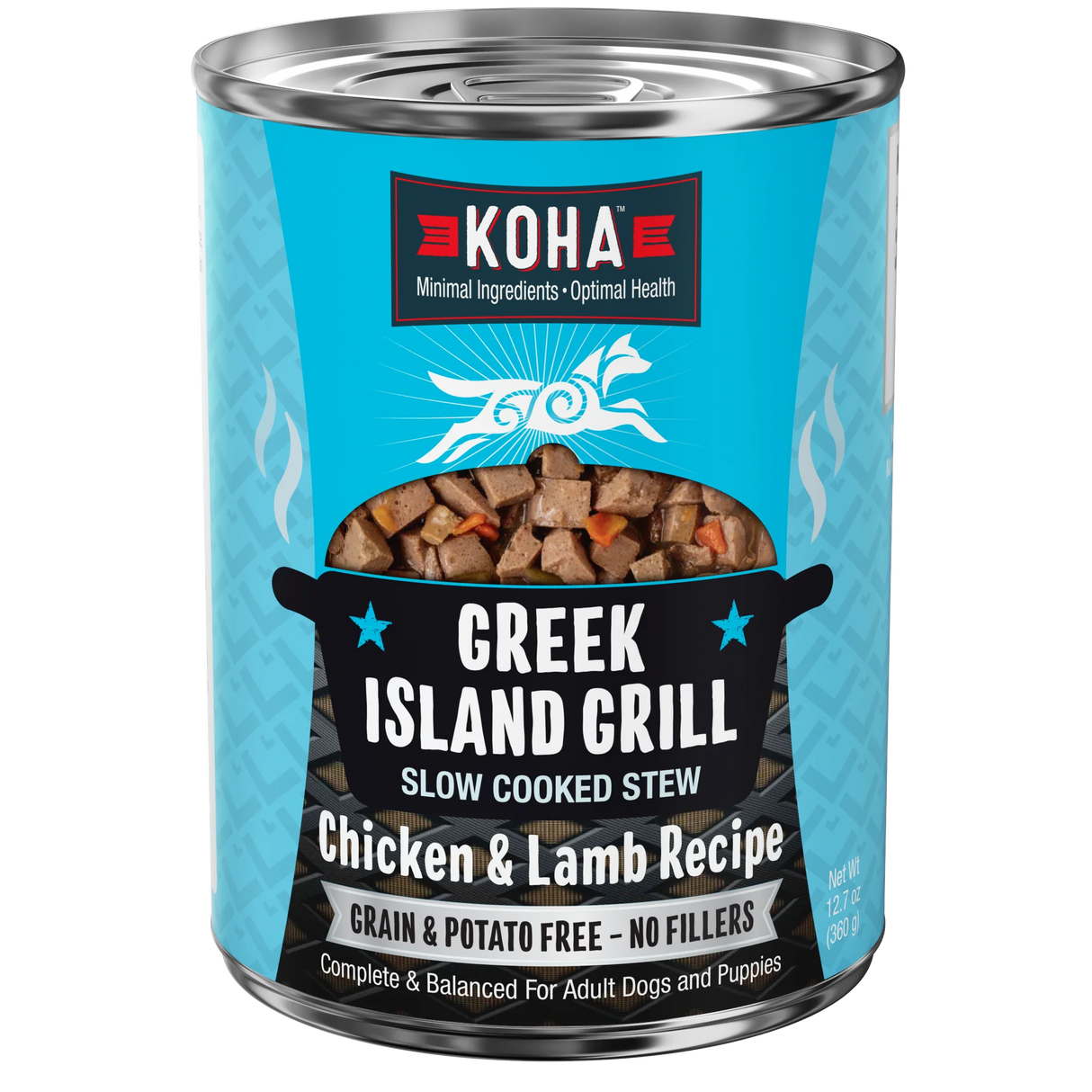 Koha Greek Island Grill Canned Dog Food, 12.7oz