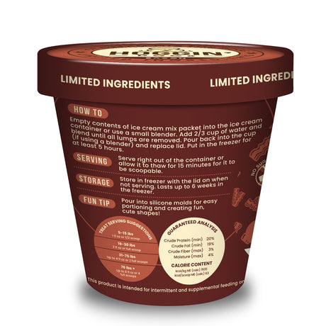 Puppy Cake Hoggin' Dogs Bacon Ice Cream Mix Large, 4.65oz