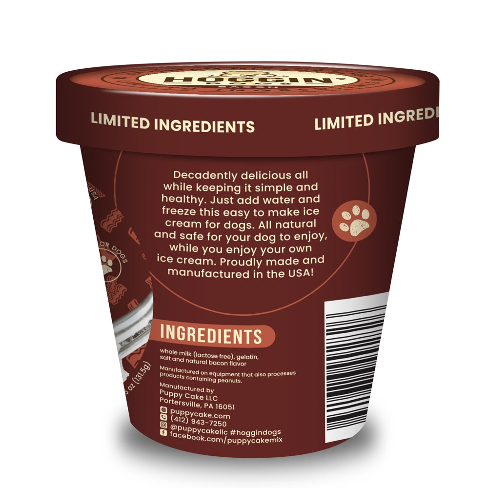 Puppy Cake Hoggin' Dogs Bacon Ice Cream Mix Large, 4.65oz