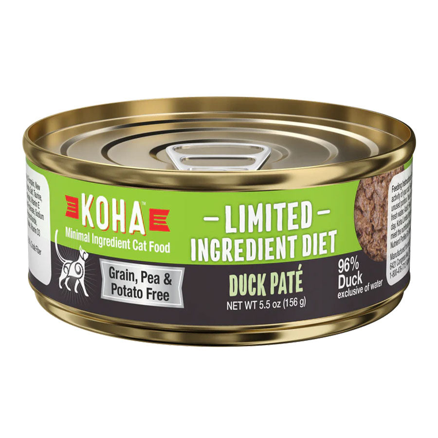 Koha Duck Pate Canned Cat Food, 3oz